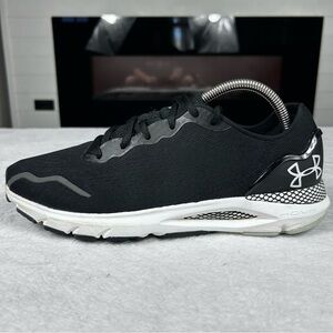 Under Armour HOVR Sonic 6 Mens Running Shows Size 9.5 Black Mesh Walking Shoes
